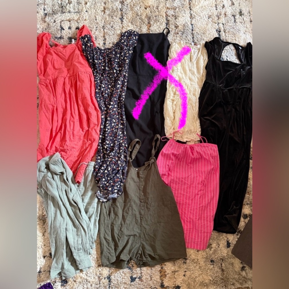 Assorted Dresses and Jumpsuits Collection- Size Large